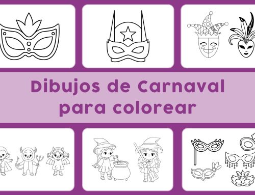 Dibujos de Carnaval para colorear